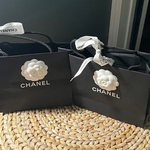 Chanel paper gift bag